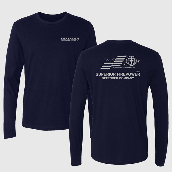Dev Long Sleeve Tee — Navy