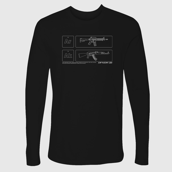 Elements Long Sleeve Tee — Black