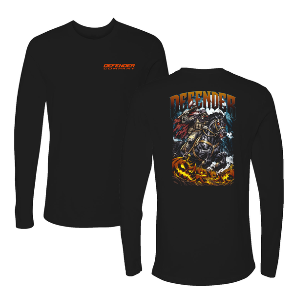 Grim Horsemen Long Sleeve Tee — Black