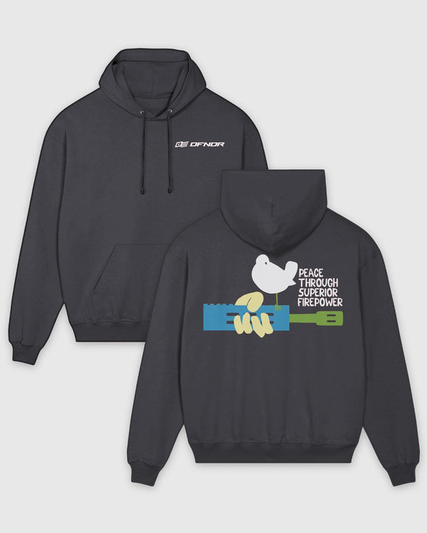 GUNSTOCK HOODIE — charcoal-heather