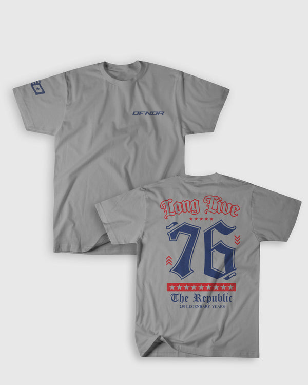 REPUBLIC TEE — Gunmetal