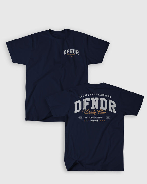 VARSITY CLUB TEE — Navy