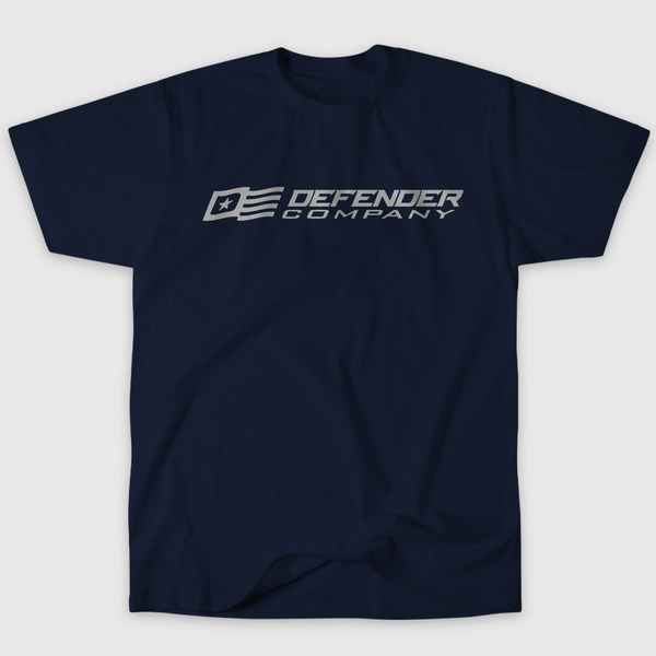 DFNDR Wordmark Tee — Navy