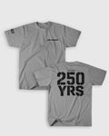 250 BLOCK TEE — Ash