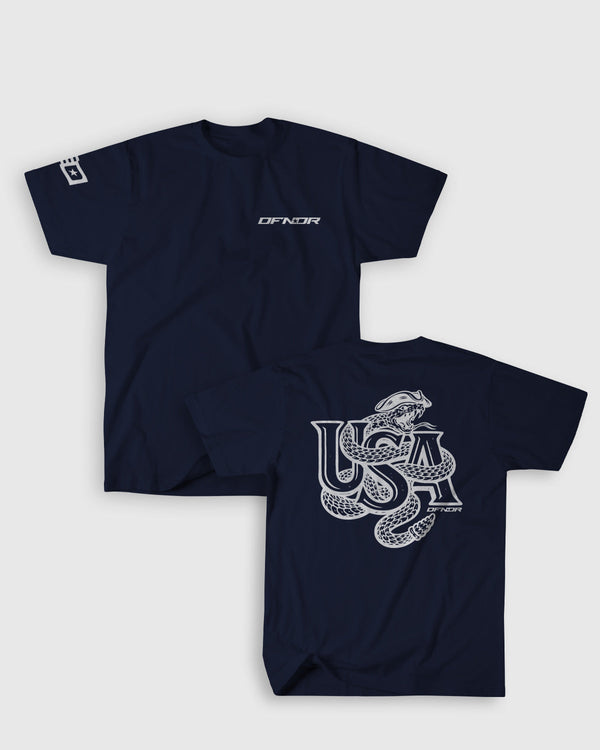 RATTLER TEE &mdash; Navy