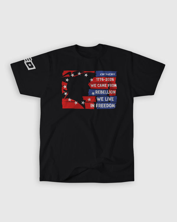 PATRIOT ABSTRACT TEE &mdash; Black