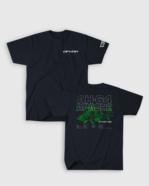 AH-64 Apache Schematic Tee
