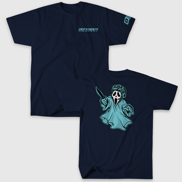 GHOST UNIT TEE &mdash; Navy