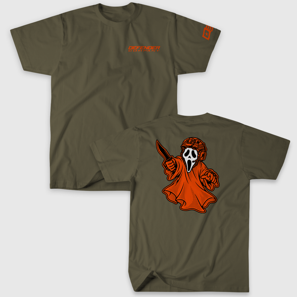 GHOST UNIT TEE &mdash; Olive