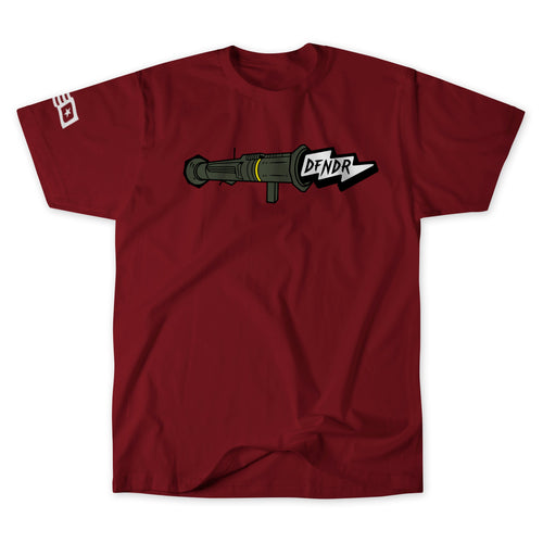 BAZOOKA TEE — Maroon