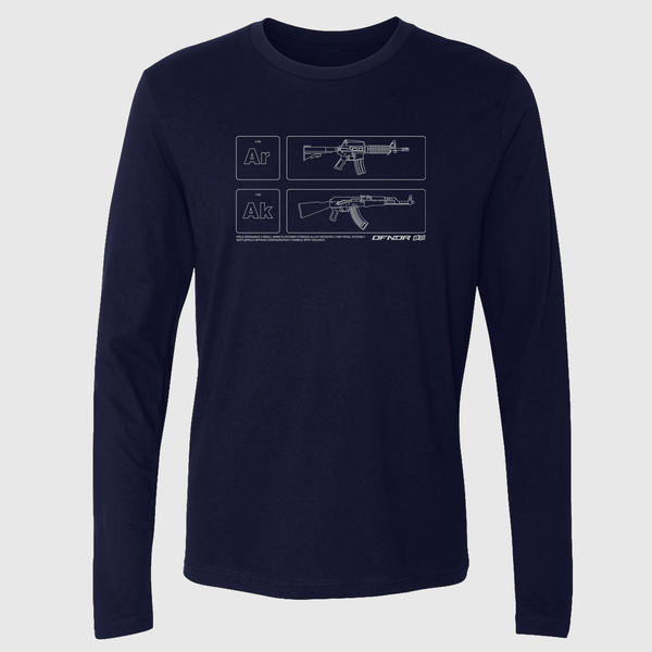 Elements Long Sleeve Tee &mdash; Navy