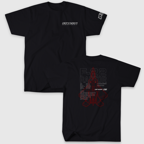 F22 Raptor Schematic Tee