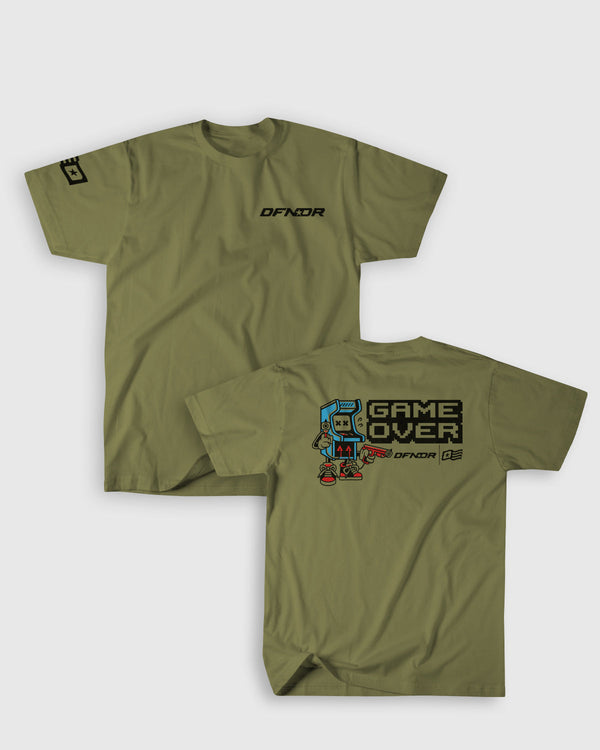 GAME OVER TEE &mdash; Olive
