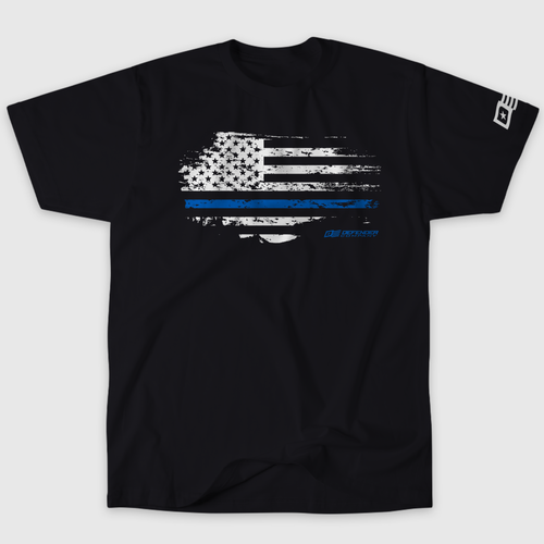 POLICE STRIPE TEE
