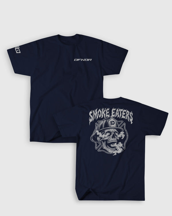 SMOKE EATERS TEE &mdash; Navy