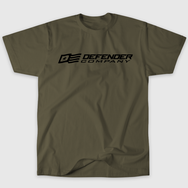DFNDR Wordmark Tee &mdash; Olive