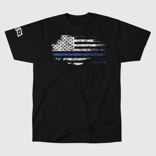 POLICE STRIPE TEE